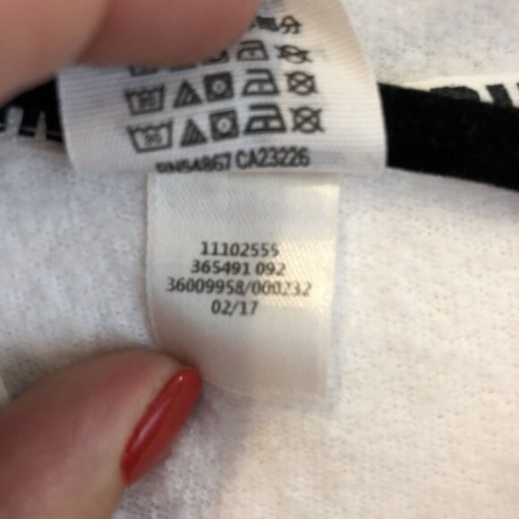 Victorias Secret Pink Cropped Zip-Up Hoodie Sweatshirt Love Pink Logo Size M - Picture 8 of 8